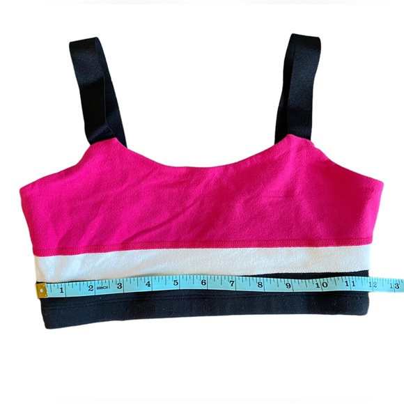 Kate Spade X Beyond Yoga Banded Bra in Deep Carnation Women’s Small - Picture 2 of 7
